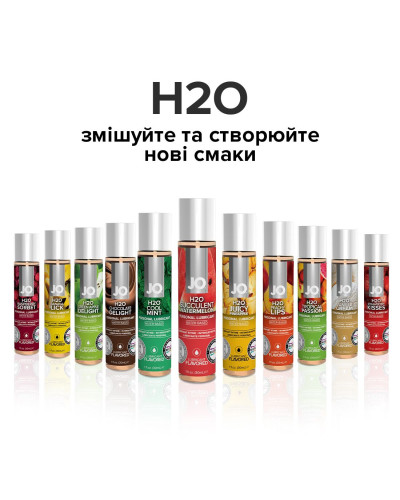 Змазка на водній основі JO H2O — Watermelon (120 мл) без цукру, рослинний гліцерин - Фото №5