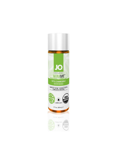 Змазка на водній основі JO NATURALOVE — ORGANIC (60 мл) з екстрактом листя агави та ромашки - Фото №1