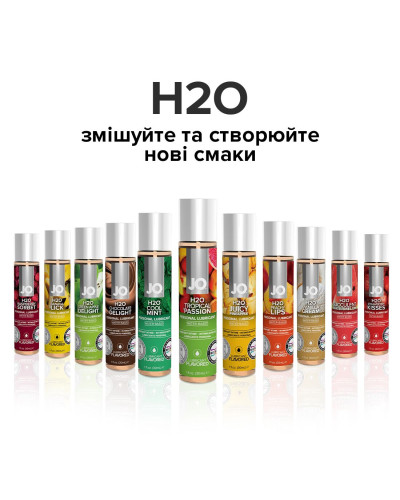 Смазка на водной основе JO H2O — Tropical Passion (120 мл) без сахара, растительный глицерин - Фото №5