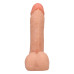 Фалоімітатор Doc Johnson The Realistic Cock 6 inch White – ULTRASKYN, Vack-U-Lock, діаметр 4,3 см - Фото №2
