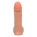 Фалоімітатор Doc Johnson The Realistic Cock 6 inch White – ULTRASKYN, Vack-U-Lock, діаметр 4,3 см - Фото №3