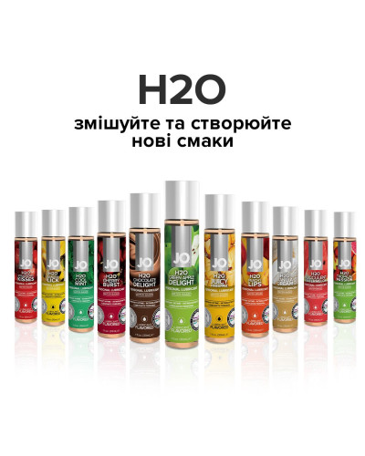 Смазка на водной основе JO H2O — Green Apple (120 мл) без сахара, растительный глицерин - Фото №5
