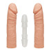 Фаллоимитатор двойной Doc Johnson The D - Double D - 16 Inch - ULTRASKYN, диаметр 4,4см, Vack-U-Lock - Фото №1