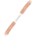 Фаллоимитатор двойной Doc Johnson The D - Double D - 16 Inch - ULTRASKYN, диаметр 4,4см, Vack-U-Lock - Фото №3