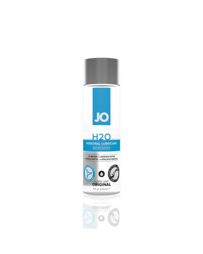 Смазка на водной основе JO H2O ORIGINAL (240 мл) маслянистая и гладкая, растительный глицерин - Фото №1