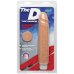 Фалоімітатор Doc Johnson The D: Shakin D 9 Inch Vibro ULTRASKYN, діаметр 3,8 см, плавне регулювання - Фото №2