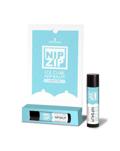 Стимулирующий бальзам для сосков Sensuva - Nip Zip Strawberry Mint (4 г) охлаждающий - Фото №1