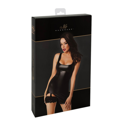 Сукня Noir Handmade F344 Powerwetlook dress with garter - XL