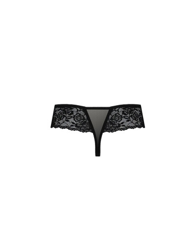 Трусики Passion Exclusive ABLA THONG L/XL, black - Фото №6
