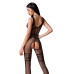 Бодистокинг Passion BS069 black, комбинезон, имитация чулок и боди - Фото №2