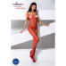 Бодистокинг Passion BS071 red, комбинезон на бретелях - Фото №2