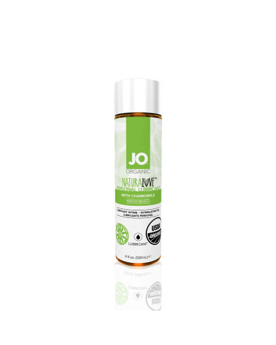 Змазка на водній основі JO NATURALOVE — ORGANIC (120 мл) з екстрактом листя агави та ромашки - Фото №1