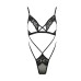 Боді монокіні з відкритими грудьми Passion DIABOLINA BODY XXL/XXXL, black - Фото №3
