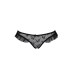 Трусики с оборками Passion Exclusive DONIA THONG XXL/XXXL, black - Фото №5