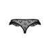 Трусики с оборками Passion Exclusive DONIA THONG XXL/XXXL, black - Фото №6