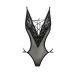Боди монокини с декольте Passion ERZA BODY S/M, black - Фото №3