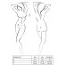 Комплект білизни Passion ORIHIME SET S/M, white, стрепи, ліф і трусики - Фото №5