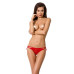 Трусики на зав'язочках з боків Passion Exclusive WARDA THONG S/M, red - Фото №1