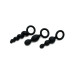 Набір анальних іграшок Satisfyer Plug black (set of 3) - Booty Call, макс. діаметр 3 см - Фото №2