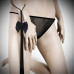 Плеть Bijoux Indiscrets - Lilly - Fringe whip украшена шнуром и бантиком, в подарочной упаковке - Фото №3