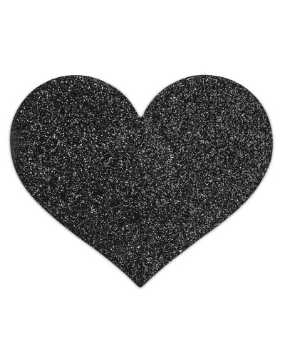 Прикраса на соски Bijoux Indiscrets – Flash Heart Black - Фото №2