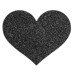 Прикраса на соски Bijoux Indiscrets – Flash Heart Black - Фото №2