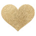 Пэстис - стикини Bijoux Indiscrets - Flash Heart Gold, наклеки на соски - Фото №2