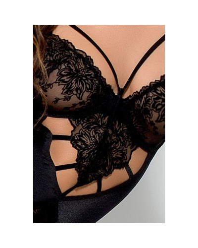 Боди монокини Passion Exclusive HAYA BODY XXL/XXXL, black - Фото №5