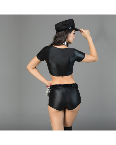 Еротичний костюм поліцейської "Чарівна Бонні" One Size Black - Фото №2