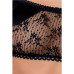 Комплект білизни Passion Exclusive PETRA SET L/XL, black, стрінги, широкий пояс, ліф-топік - Фото №5