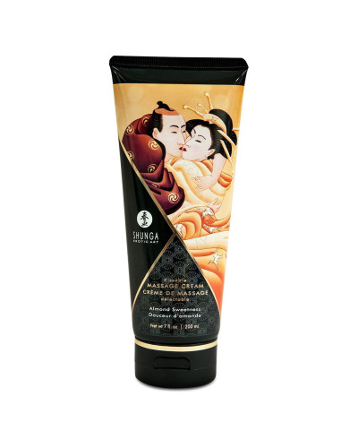 Съедобный массажный крем Shunga Kissable Massage Cream - Almond Sweetness (200 мл) - Фото №1