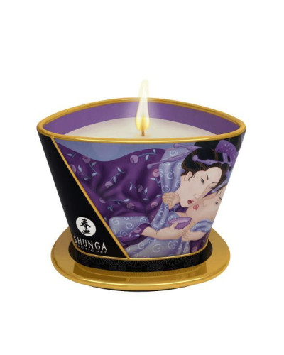 Массажная свеча Shunga Massage Candle – Exotic Fruits (170 мл) с афродизиаками - Фото №1