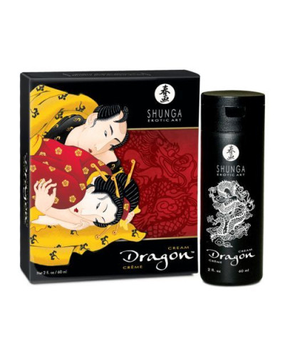 Стимулювальний крем для пар Shunga SHUNGA Dragon Cream (60 мл), ефект тепло-холод та поколювання - Фото №1