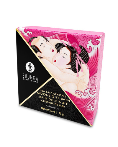 Сіль для ванни Shunga Moonlight Bath – Aphrodisia (75 мл), сіль Мертвого моря, ароматичні олії - Фото №1