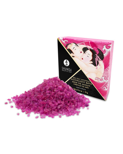 Сіль для ванни Shunga Moonlight Bath – Aphrodisia (75 мл), сіль Мертвого моря, ароматичні олії - Фото №2