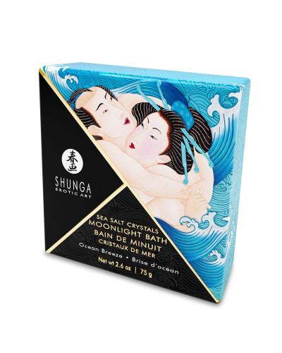 Сіль для ванни Shunga Moonlight Bath – Ocean Breeze (75 гр), сіль Мертвого моря, ароматичні олії - Фото №1