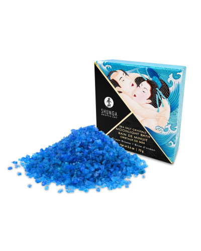 Сіль для ванни Shunga Moonlight Bath – Ocean Breeze (75 гр), сіль Мертвого моря, ароматичні олії - Фото №2