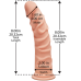 Фаллоимитатор Doc Johnson The D - Ragin D - 8 Inch Without Balls - ULTRASKYN, диаметр 5,1см - Фото №2