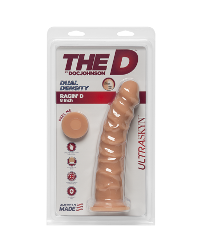 Фаллоимитатор Doc Johnson The D - Ragin D - 8 Inch Without Balls - ULTRASKYN, диаметр 5,1см - Фото №3