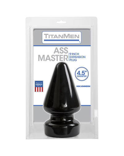 Пробка для фістінгу Doc Johnson Titanmen Tools - Butt Plug - 4.5 Inch Ass Master, діаметр 11,7 см - Фото №2