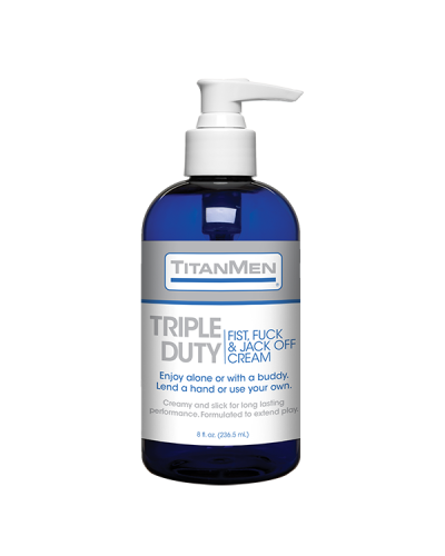 Густа змазка для фістингу Doc Johnson TitanMen - Triple Duty (240 гр) - Фото №1
