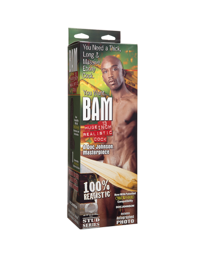 Фаллоимитатор Doc Johnson BAM - Huge 13 Inch Realistic Cock - Фото №3