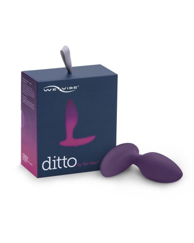 Анальна смарт-вібропробка We-Vibe Ditto Purple з пультом ДК - Фото №8