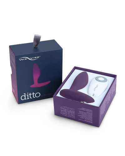 Анальна смарт-вібропробка We-Vibe Ditto Purple з пультом ДК - Фото №10