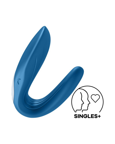 Вібратор для пар Satisfyer Double Whale з двома моторчиками - Фото №1