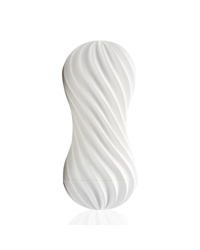 Мастурбатор Tenga Flex Silky White зі змінною інтенсивністю, можна скручувати - Фото №1