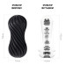Мастурбатор Tenga Flex Rocky Black зі змінною інтенсивністю, можна скручувати - Фото №2