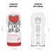 Мастурбатор Tenga Keith Haring Deep Throat Cup (глубокая глотка) с вакуумной стимуляцией - Фото №2